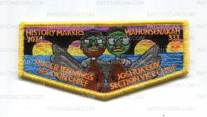 Patch Scan of Wahunsenakah 333 History Makers 2024 flap