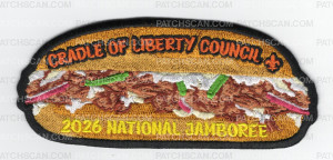Patch Scan of Cradle of Liberty Council Jamboree Set 2026 (Philly)