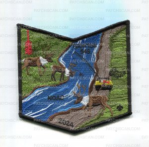 Patch Scan of Toontuk Lodge NOAC 2024 Fly Fishing (Pocket Piece)