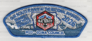 Patch Scan of Mid-Iowa Council 2026 National Jamboree Contingent CSP