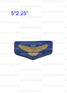 Patch Scan of Colonneh Lodge Flap 2025 (Blue/Gold) - Blue (REVISED)