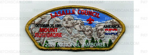 Patch Scan of 2026 National Jamboree CSP Mt Rushmore (PO 103457)
