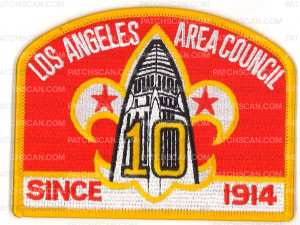 Patch Scan of X168565A LOS ANGELES AREA COUNCIL SINCE 1914