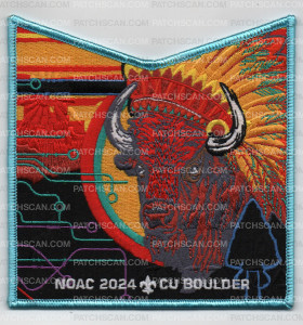 Patch Scan of DESERT BISON NOAC 2024 BOTTOM