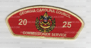 Patch Scan of Georgia Carolina Council Commissioner Service