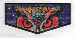 Patch Scan of Mikanakawa 115 Years(Red/Flap)