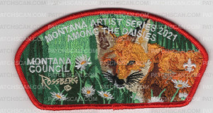 Patch Scan of Montana Artist Series 2021 CSP Montana Council