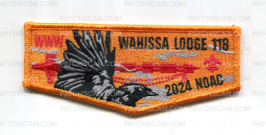 Patch Scan of 2024 Wahissa NOAC flap orange