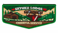 Skyuka Lodge Cheerful Service Flap Palmetto Area Council #549