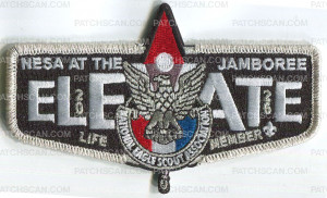 Patch Scan of NESA LIFE MEMBER JAMBOREE FLAP