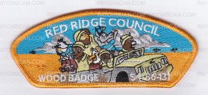 Patch Scan of X169566A RED RIDGE COUNCIL WOOD BADGE (fake csp safari)