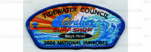 Patch Scan of  National Jamboree CSP Cavalier Surf Shop (PO 103832)