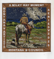 Montana Artist Series 2026 back patch Montana Council #315