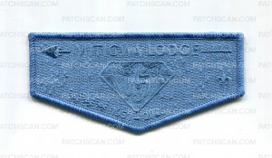 Patch Scan of Mitigwa Lodge 75th Memories Flap (Ghosted)