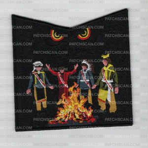 Patch Scan of Mikanakawa NOAC 2024 Ceremonies Pocket Piece (Black)