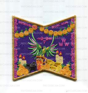 Patch Scan of RGC WEWANOMA Lodge NOAC 2024 - Center Pocket (Metallic)