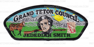 Patch Scan of Grand Teton Council Jedediah Smith CSP black border