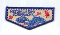 Netopalis Sipo Schipinachk 209 Jamboree flap Longhorn Council #582