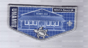 Patch Scan of Brenner Lodge Flap