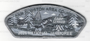Patch Scan of Sam Houston Area Council Jamboree 2026 (Camp/Ghosted)