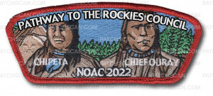 Patch Scan of P24797_K Red Tahosa Lodge NOAC 2022 Trader Set