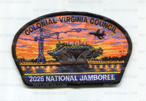 Patch Scan of Colonial Virginia Council 2026 Jamboree JSP carrier