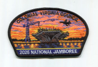 Colonial Virginia Council 2026 Jamboree JSP carrier Colonial Virginia Council #595