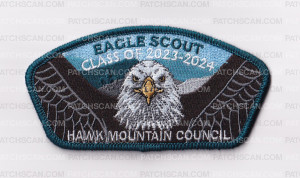 Patch Scan of Hawk Mountain Council Eagle Class 2023 2024 CSP A