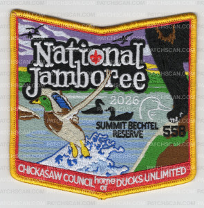 Patch Scan of Chickasaw Council 2026 Jamboree (Pocket Piece)