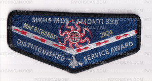 Patch Scan of FIRE MOUNTAIN SCOUT CAMP SIKHS MOX LAMONTI OA FLAP