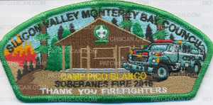 Patch Scan of SVMBC Pico Blanco SOBERANES FIRE 2016 CSP 