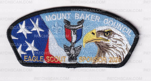 Patch Scan of Mount Baker Council Eagle Sponsor 2026