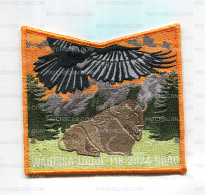 Patch Scan of 2024 Wahissa NOAC pocket piece orange