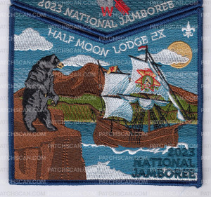 Patch Scan of Halfmoon Lodge Jamboree Pocket Set