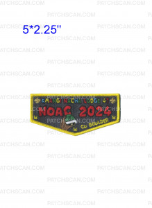 Patch Scan of Amangi Nacha Lodge NOAC 2024 (Yellow Flap)