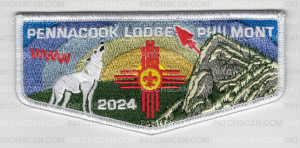 Patch Scan of Pennacook Lodge Philmont 2024 flap