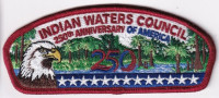 490783- 250th Anniversary of America  Indian Waters Council #553 merged with Pee Dee Area Council