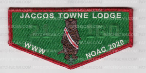 Patch Scan of Jaccos Towne Lodge Contingent - Red