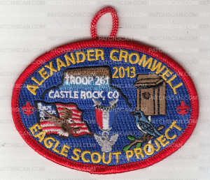 Patch Scan of X167405A ALEXANDER CROMWELL EAGLE 2013