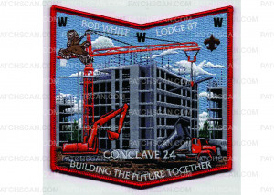 Patch Scan of 2024 Conclave Pocket Patch (PO 101512)