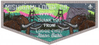 MISHIGAMI LODGE #29 LODGE CHIEF THANK YOU Michigan Crossroads Council #780