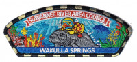 Suwannee River Area Council Jamboree 2026 (Wakulla Springs / Black & Gold striped border) Suwannee River Area Council #664