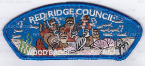 Patch Scan of X169562A RED RIDGE COUNCIL WOOD BADGE (fake csp under water)