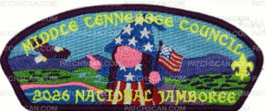 Patch Scan of 487704-2026 National Jamboree - Retro 