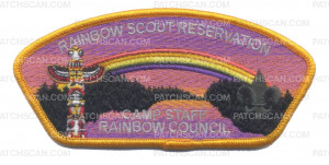 Patch Scan of Rainbow Scout Reservation Camp Staff CSP