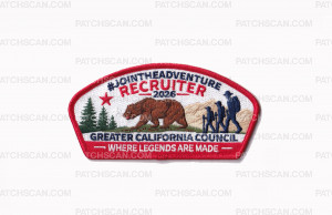 Patch Scan of Greater California Council Recruiter 2026 CSP