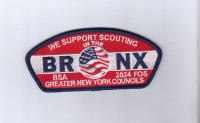 Bronx We Support Scouting FOS 2024 Greater New York, The Bronx Council #641
