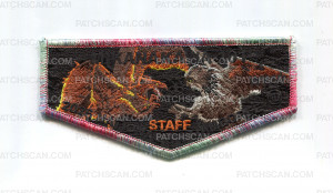 Patch Scan of Mikanakawa Lodge Jamboree Staff/Black