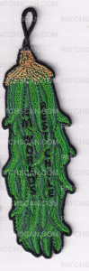 Patch Scan of Conquistador Council NOAC 2024 Flap Hanger - Green