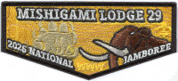 MCC MISHIGAMI LODGE NATIONAL JAMBOREE 2026 FLAP Michigan Crossroads Council #780